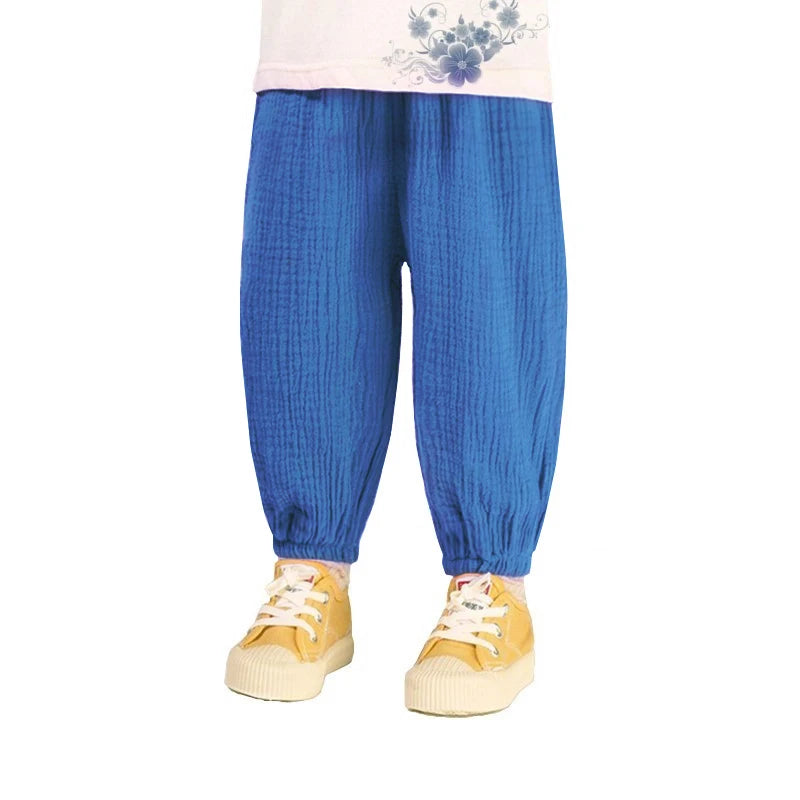 PANTALONES HAREM DE ALGODÓN UNISEX PARA BEBÉS 2 A 9 AÑOS