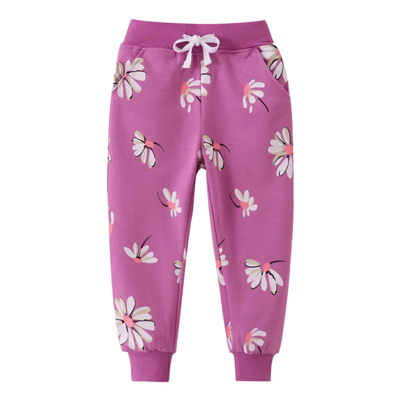 PANTALONES DEPORTIVOS CON ESTAMPADO ANIMAL PARA NIÑA 4 A 6 AÑOS