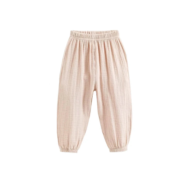 PANTALONES HAREM DE ALGODÓN UNISEX PARA BEBÉS 2 A 9 AÑOS