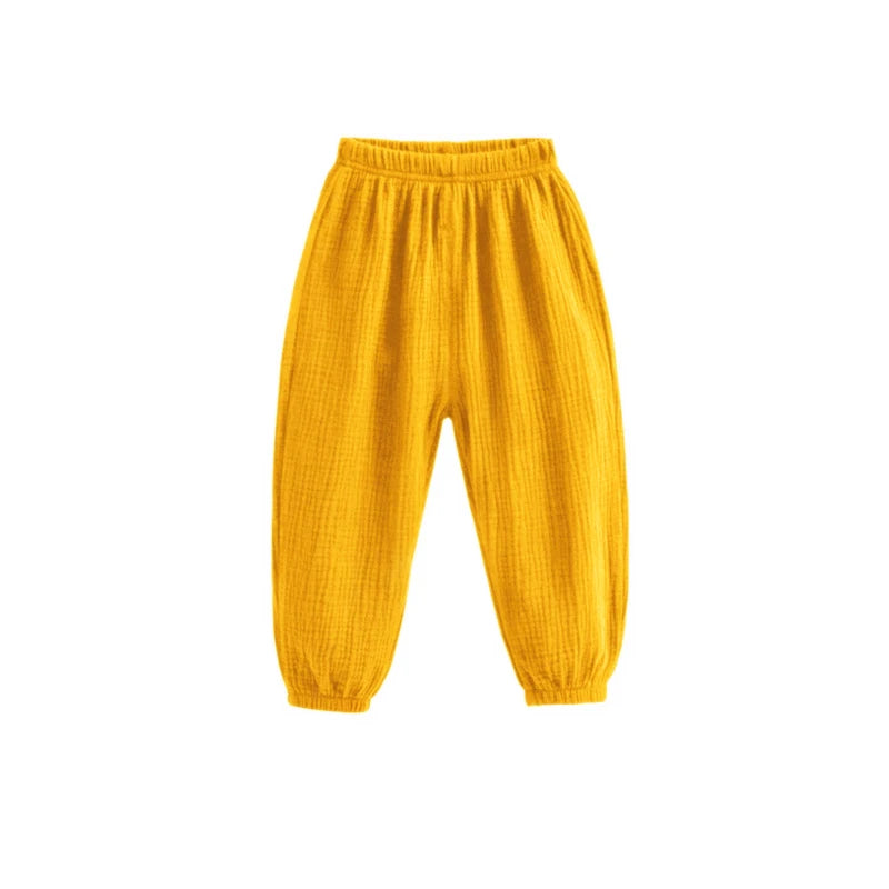 PANTALONES HAREM DE ALGODÓN UNISEX PARA BEBÉS 2 A 9 AÑOS
