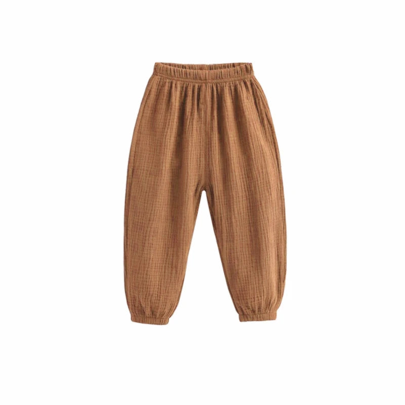 PANTALONES HAREM DE ALGODÓN UNISEX PARA BEBÉS 2 A 9 AÑOS