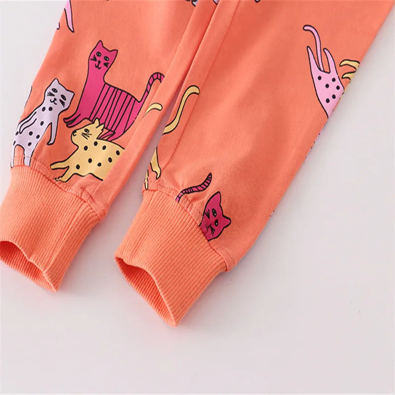 PANTALONES DEPORTIVOS CON ESTAMPADO ANIMAL PARA NIÑA 4 A 6 AÑOS