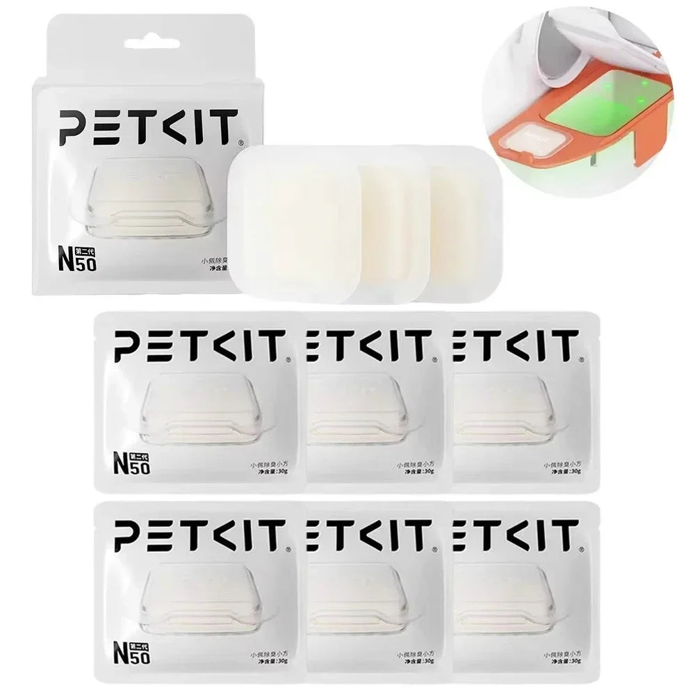🐱 CUBOS DESODORIZANTES PETKIT N50 PARA CAJAS DE ARENA PURA MAX