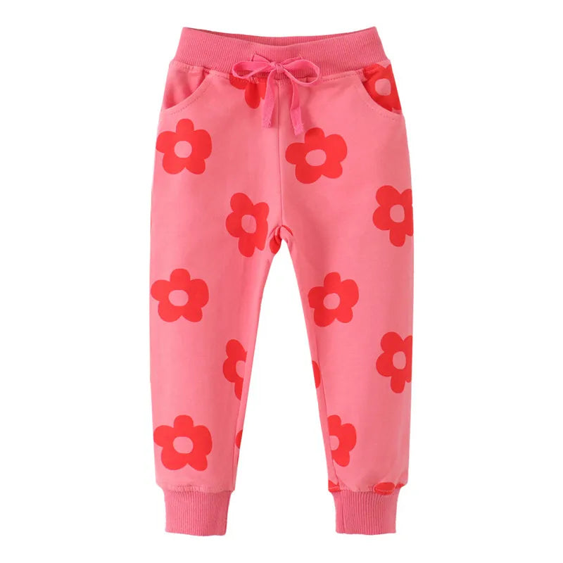 PANTALONES DEPORTIVOS CON ESTAMPADO ANIMAL PARA NIÑA 4 A 6 AÑOS