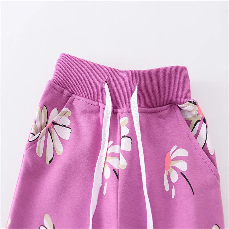 PANTALONES DEPORTIVOS CON ESTAMPADO ANIMAL PARA NIÑA 4 A 6 AÑOS
