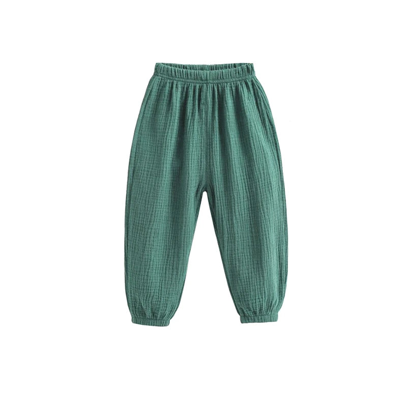 PANTALONES HAREM DE ALGODÓN UNISEX PARA BEBÉS 2 A 9 AÑOS