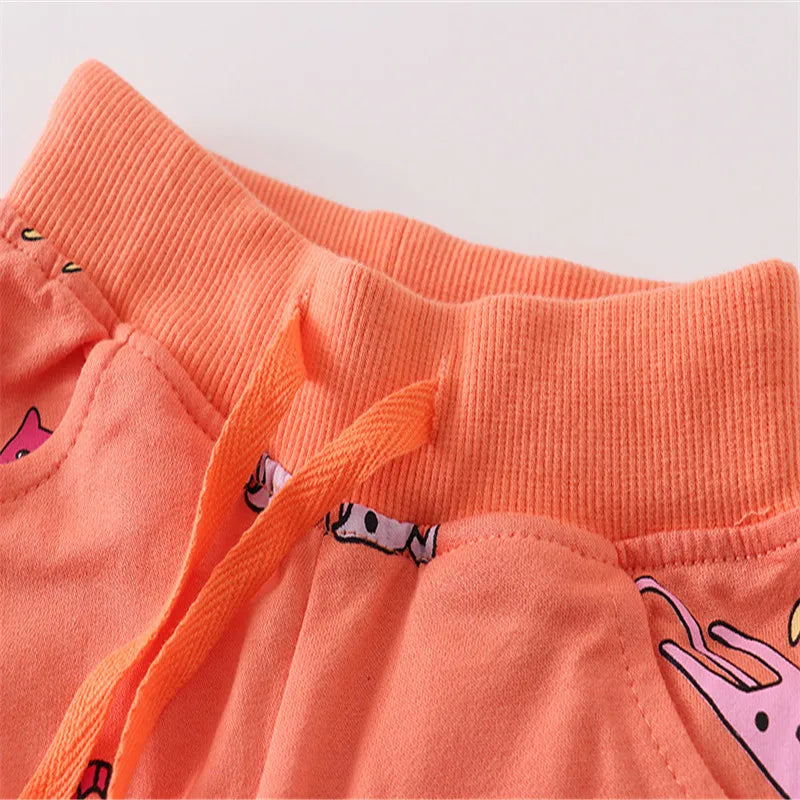 PANTALONES DEPORTIVOS CON ESTAMPADO ANIMAL PARA NIÑA 4 A 6 AÑOS