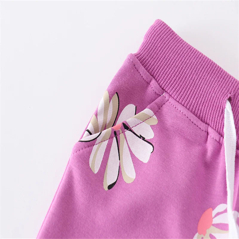 PANTALONES DEPORTIVOS CON ESTAMPADO ANIMAL PARA NIÑA 4 A 6 AÑOS