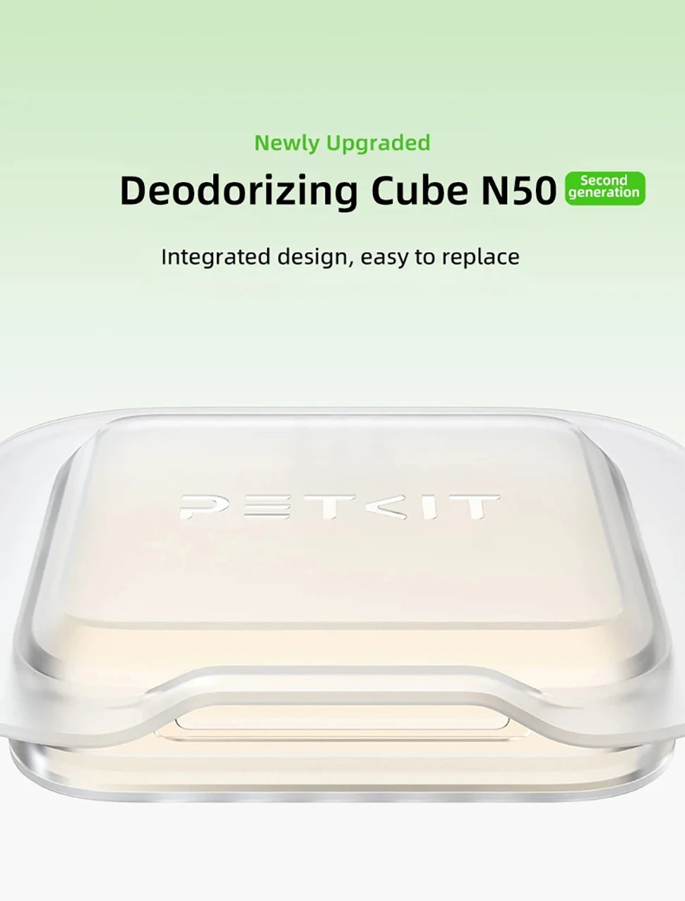🐱 CUBOS DESODORIZANTES PETKIT N50 PARA CAJAS DE ARENA PURA MAX