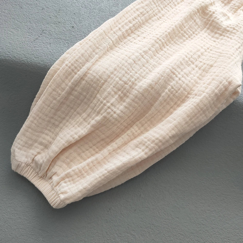 PANTALONES HAREM DE ALGODÓN UNISEX PARA BEBÉS 2 A 9 AÑOS