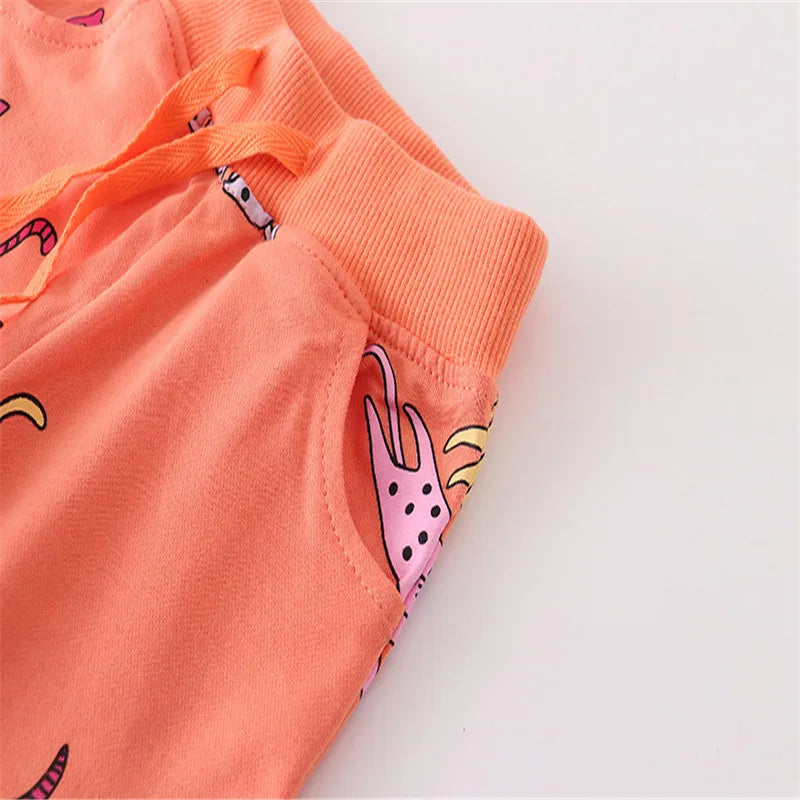 PANTALONES DEPORTIVOS CON ESTAMPADO ANIMAL PARA NIÑA 4 A 6 AÑOS