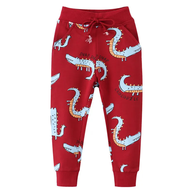 PANTALONES DEPORTIVOS CON ESTAMPADO ANIMAL PARA NIÑA 4 A 6 AÑOS