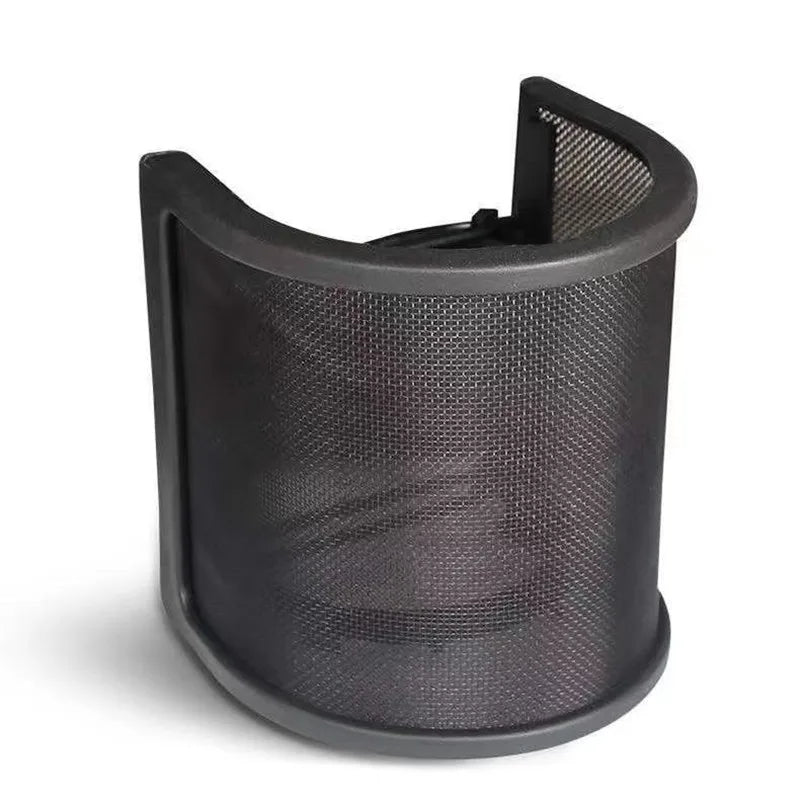 Micrófono Universal con filtro Pop, micrófono condensador, grabación de estudio de PC, parabrisas de Metal para micrófono, cubierta de parabrisas de pantalla Pop
