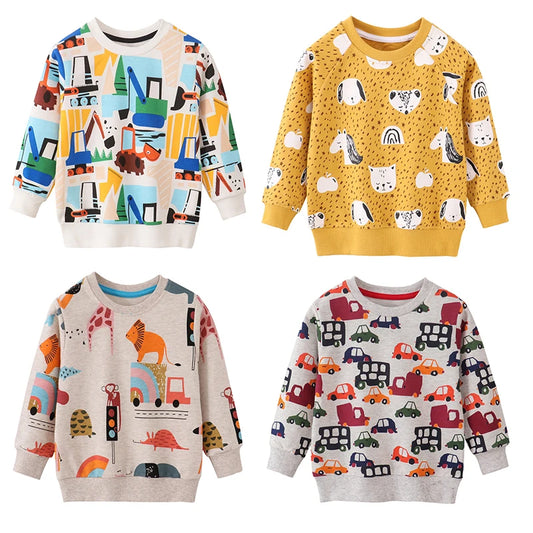 POLERÓN UNISEX CON DISEÑO ANIMAL PARA NIÑOS 3 A 6 AÑOS