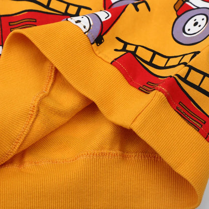 POLERÓN ESTAMPADO DE ALGODÓN PARA NIÑO 3 A 6 AÑOS