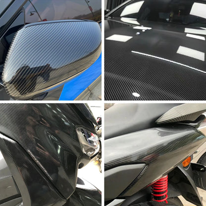 Pegatina de coche 3D 4D 5D 6D 9D vinilo de fibra de carbono protección autoadhesiva pegatina impermeable para accesorios de personalización de automóviles de motocicletas