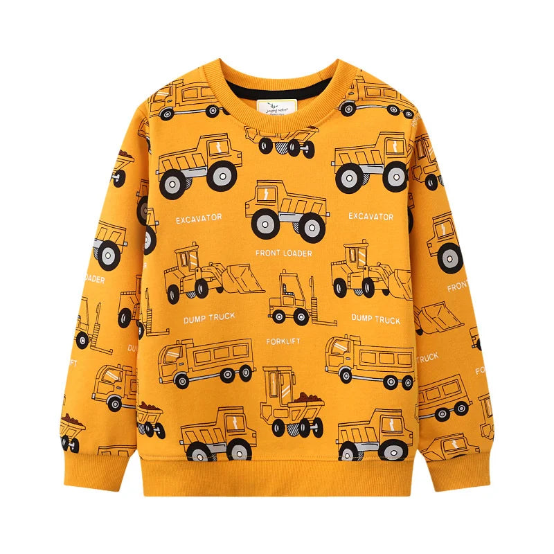 POLERÓN ESTAMPADO DE ALGODÓN PARA NIÑO 3 A 6 AÑOS