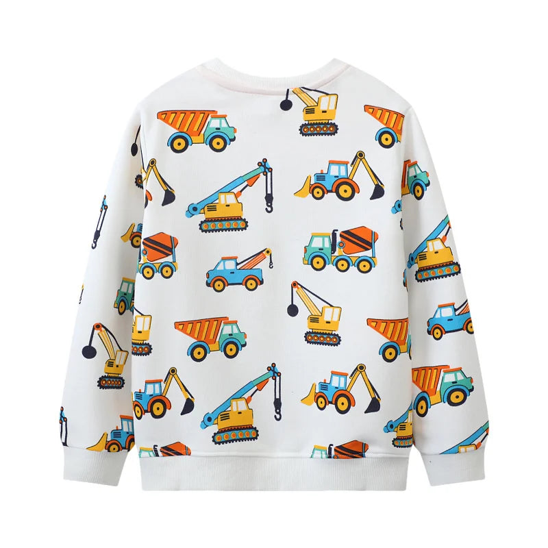 POLERÓN ESTAMPADO DE ALGODÓN PARA NIÑO 3 A 6 AÑOS