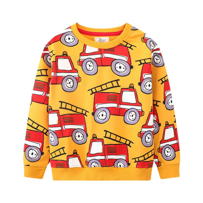 POLERÓN ESTAMPADO DE ALGODÓN PARA NIÑO 3 A 6 AÑOS