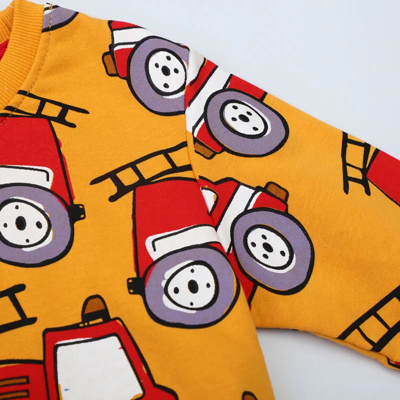 POLERÓN ESTAMPADO DE ALGODÓN PARA NIÑO 3 A 6 AÑOS