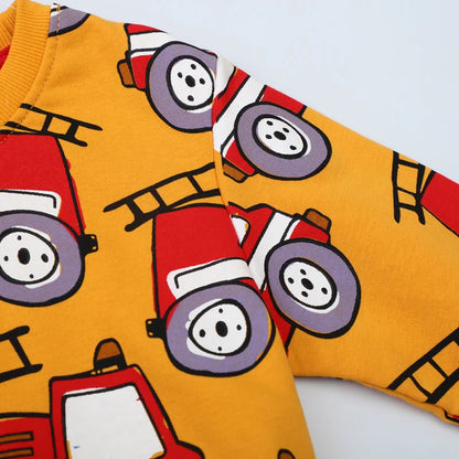 POLERÓN ESTAMPADO DE ALGODÓN PARA NIÑO 3 A 6 AÑOS