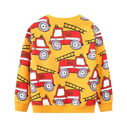 POLERÓN ESTAMPADO DE ALGODÓN PARA NIÑO 3 A 6 AÑOS