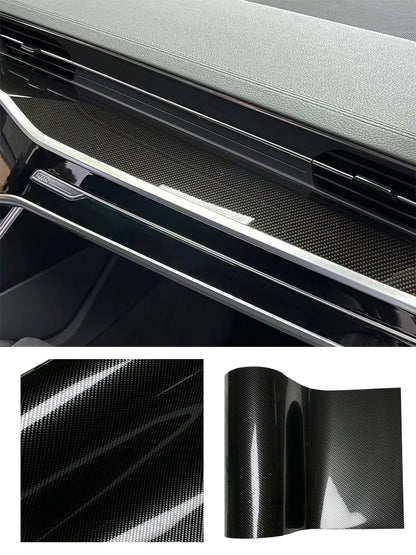 Pegatina de coche 3D 4D 5D 6D 9D vinilo de fibra de carbono protección autoadhesiva pegatina impermeable para accesorios de personalización de automóviles de motocicletas