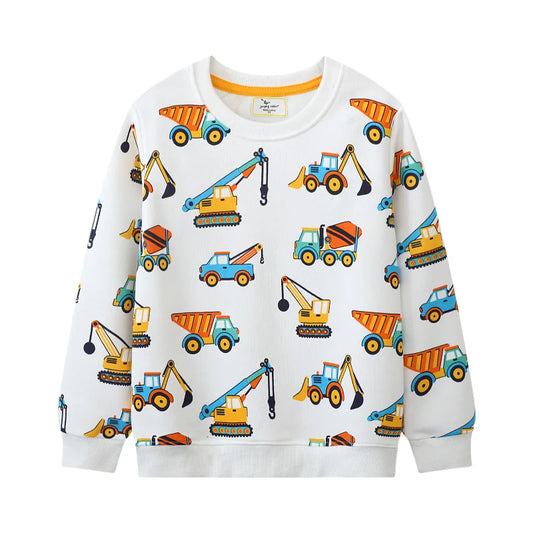 POLERÓN ESTAMPADO DE ALGODÓN PARA NIÑO 3 A 6 AÑOS