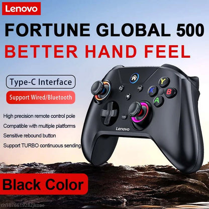 Nuevo controlador RGB inalámbrico Bluetooth Lenovo S02 para Nintendo Switch OLED/Switch Lite/PC/Mobile Gamepad Joystick multifunción